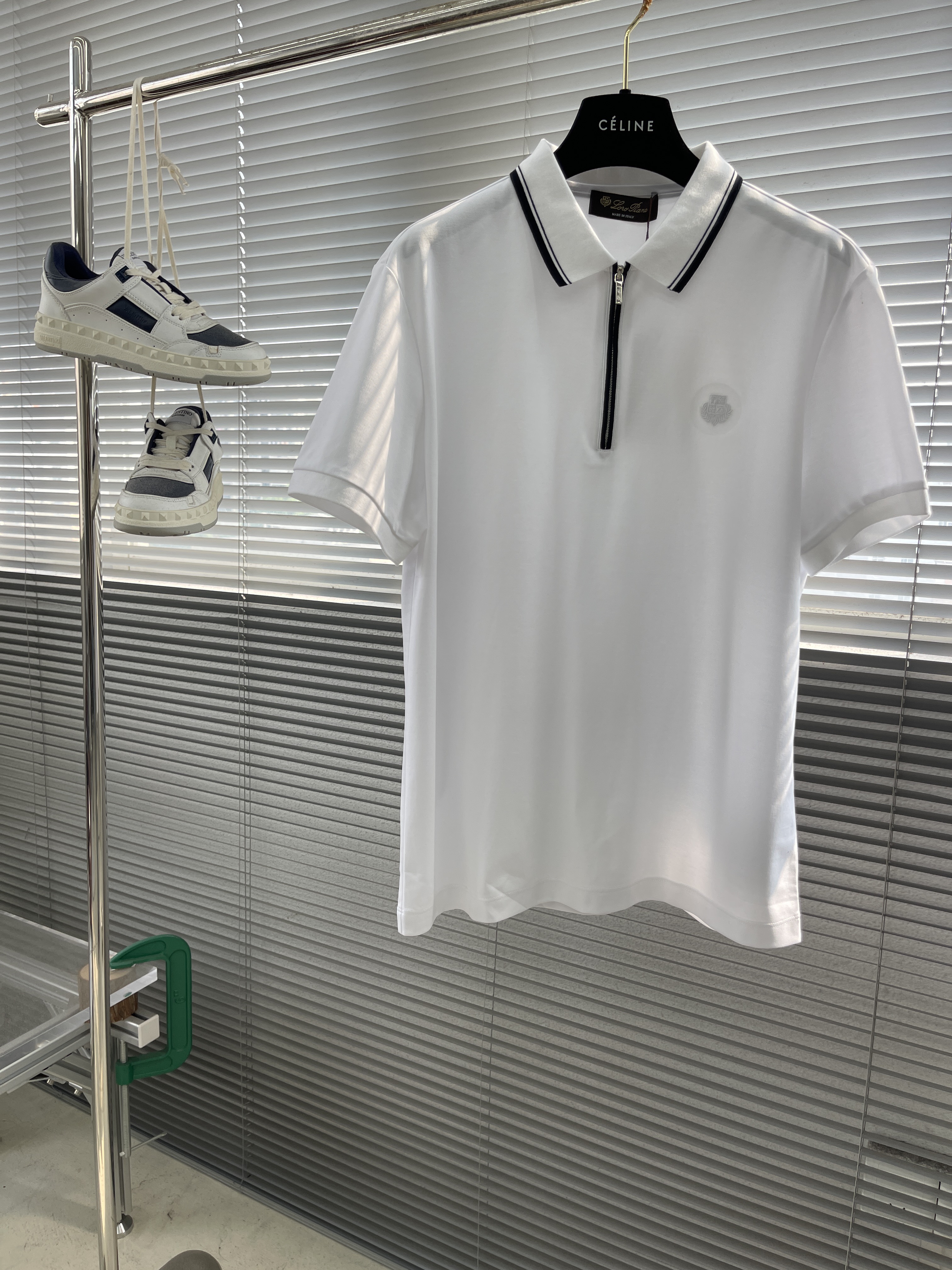 로로피아나 Loro Piana 반팔 폴로 셔츠