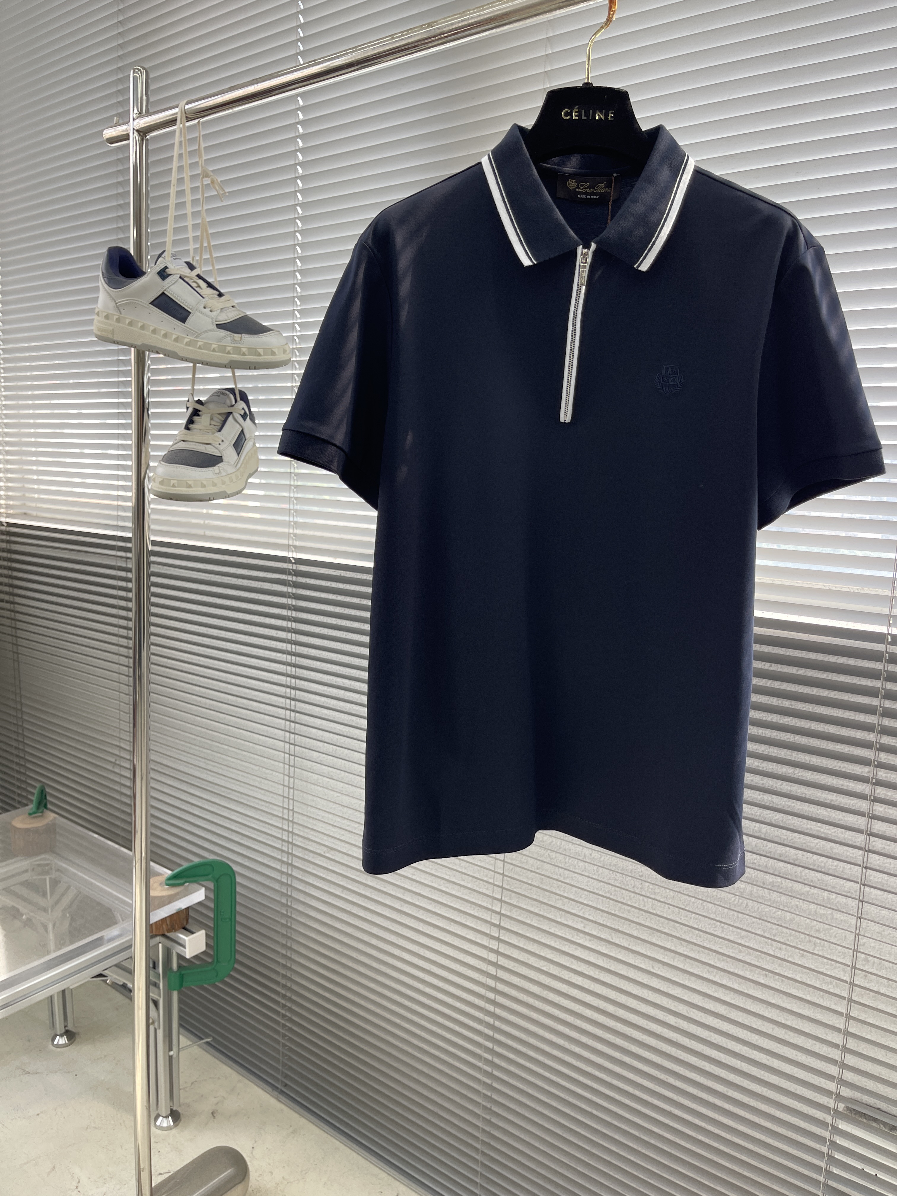 로로피아나 Loro Piana 반팔 폴로 셔츠