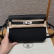 에르메스 Hermes kelly depeches 25cm Togo 89 Noir/silver