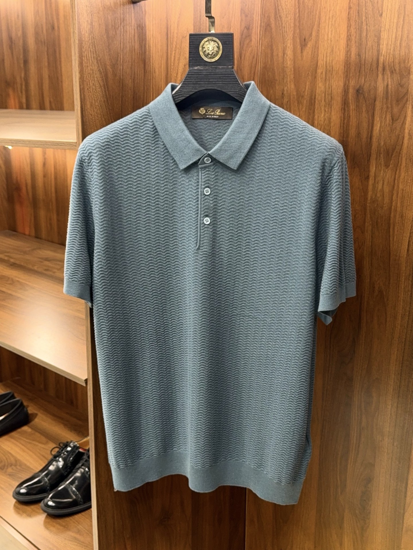 로로피아나 Loro Piana 반팔 폴로 셔츠