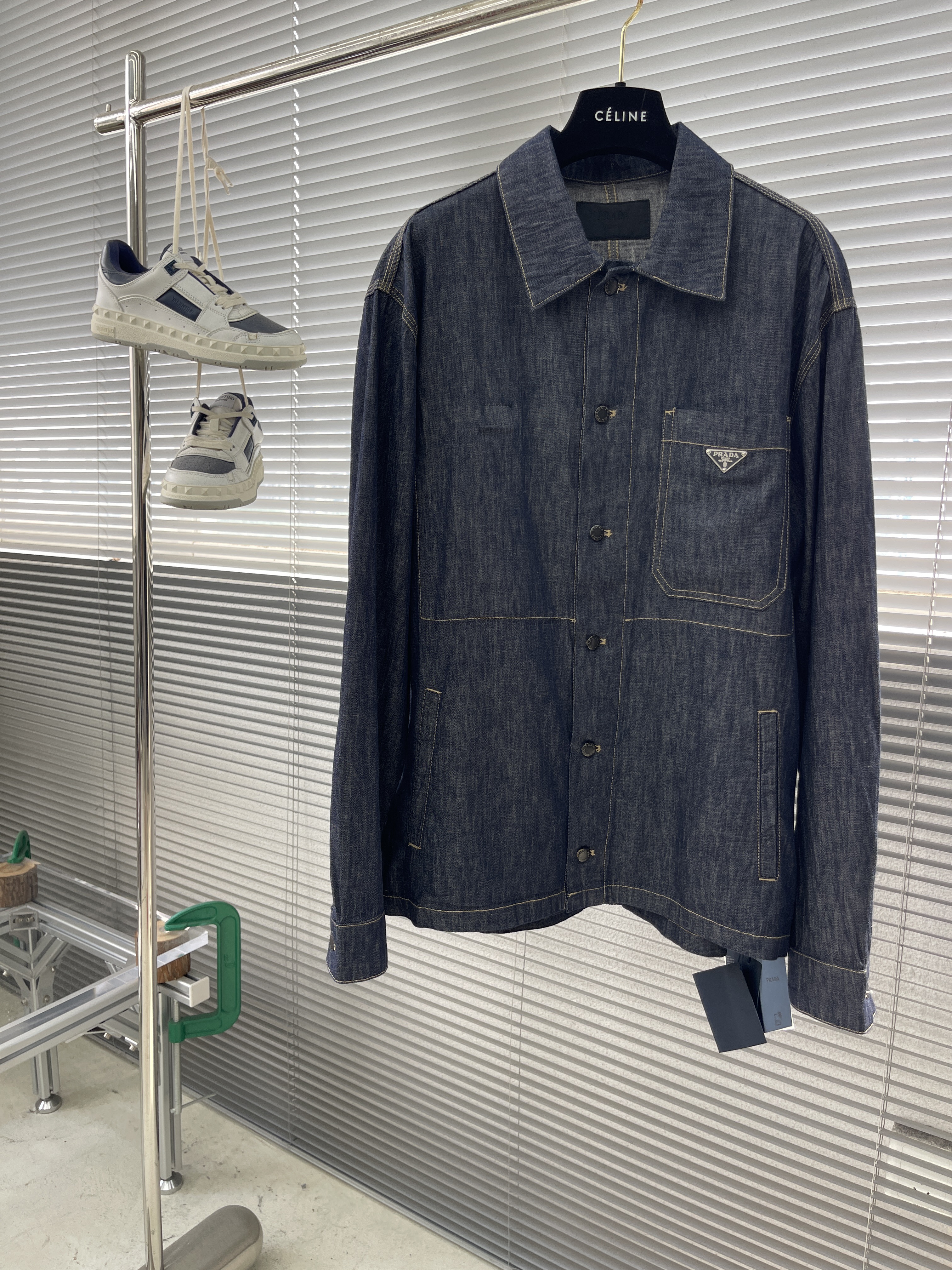 프라다 Prada 데님 재킷