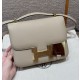 에르메스 Hermes Constance with mirror 24cm Epsom S2 Trench/gold