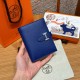 에르메스 Hermes Bearn Compact wallet 12cm Epsom 7T Blue electric/silver