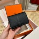에르메스 Hermes Bearn combine wallet 11cm Chevre 89 Noir/black