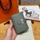 에르메스 Hermes Bearn combine wallet 11cm Epsom 0L Girs Meyer/silver