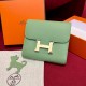 에르메스 Hermes Constance Wallet 13cm Epsom 3i Vert Criquent/gold