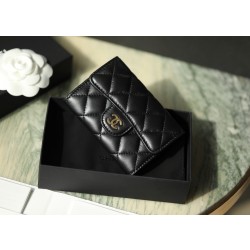 샤넬 Chanel Classic Flap Wallet Lambskin C-03 7.5cm