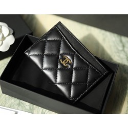 샤넬 Chanel Classic Card Holder Lambskin C-62 AP0213 7.5CM