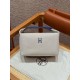 에르메스 Hermes Bride-a-Brac 25cm all- cotton Blue/silver