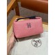 에르메스 Hermes Bride-a-Brac 21cm all- cotton Pink/silver