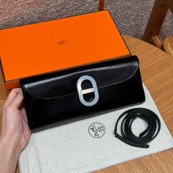 에르메스 Hermes Chaine d'Ancre To Go Box 89 Noir/silver