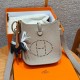 에르메스 Hermes Mini Evelyne 16cm clemence 81 Girs tourtelle/gold