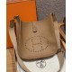 에르메스 Hermes Evelyne 29cm clemence 4B Biscuit/gold