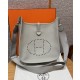 에르메스 Hermes Evelyne 29cm clemence 8L Beton/silver