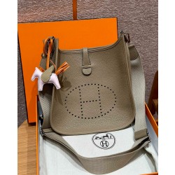 에르메스 Hermes Evelyne 29cm clemence 81 Girs Tourerlle/silver