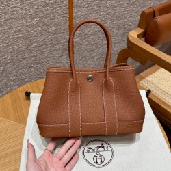 에르메스 Hermes Garden party mini 23cm Negonda 37 Gold