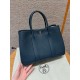 에르메스 Hermes Garden party 30cm vache country 7P Blue presse