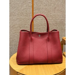 에르메스 Hermes Garden party 36cm vache country 54 Rouge Garance