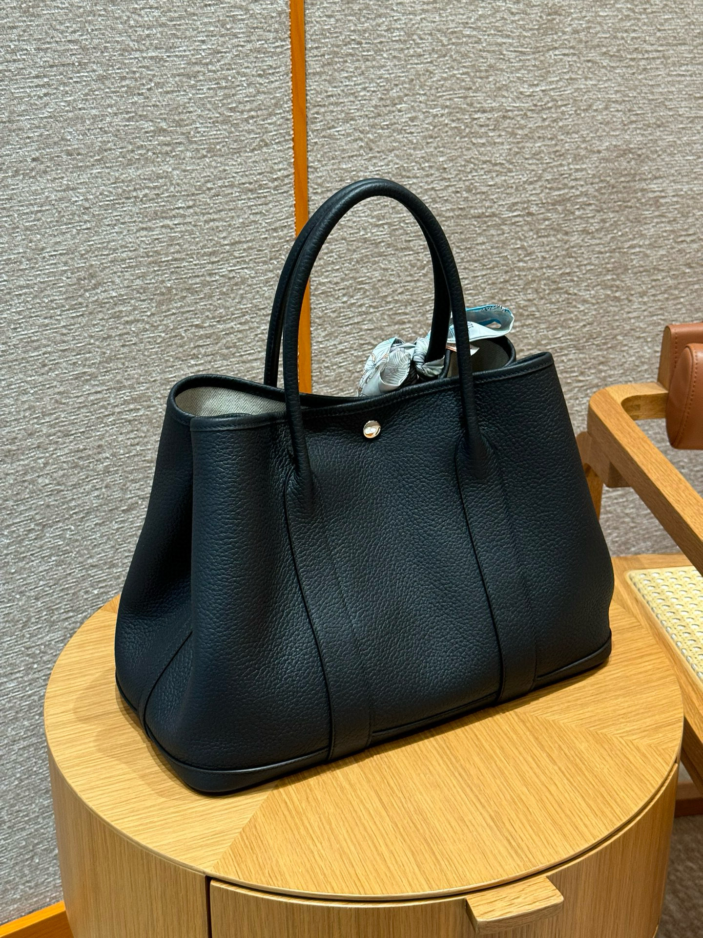 에르메스 Hermes Garden party 36cm vache country 89 noir