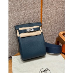 에르메스 Hermes Hac a dos 28cm Togo 7P Blue presse/silver