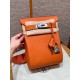 에르메스 Hermes Hac a dos 28cm Togo 93 Orange/silver