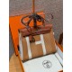 에르메스 Hermes Herbag 31cm Coffee/silver