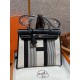 에르메스 Hermes Herbag 31cm Black/silver