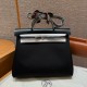 에르메스 Hermes Herbag 39cm Black/silver