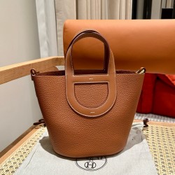 에르메스 Hermes in the loop 18cm Clemence 37 Gold/gold