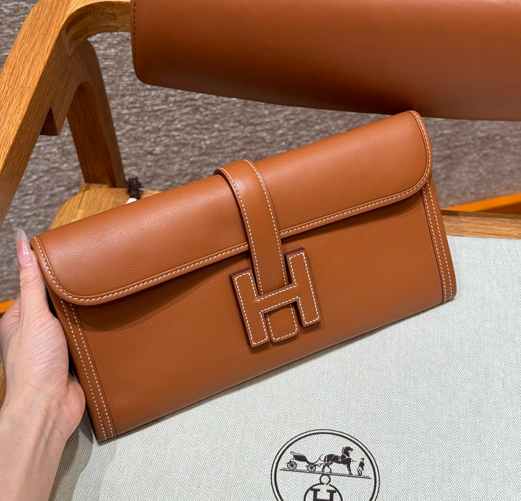 에르메스 Hermes  Jige Elan 29cm Swift 37 Gold