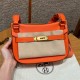 에르메스 Hermes Jypsiere mini 23cm evercolor 9J Feu/gold