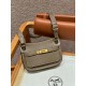 에르메스 Hermes Jypsiere mini 23cm Swift 18 Etoupe/gold