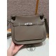 에르메스 Hermes Jypsiere 28cm Swift 18 Etoupe/silver