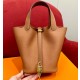 에르메스 Hermes Picotin lock 18cm clemence 1H Toffee/gold