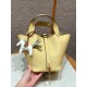 에르메스 Hermes Picotin lock 18cm clemence 1Z Jaune poussin/gold