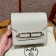 에르메스 Hermes Roulis 18cm Evercolor 8L Beton/silver