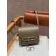 에르메스 Hermes Roulis 18cm Evercolor 18 Etoupe/silver