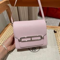 에르메스 Hermes Roulis 18cm Swift 09 Mauve pale/silver