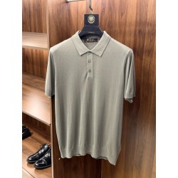 로로피아나 Loro Piana 반팔 폴로 셔츠