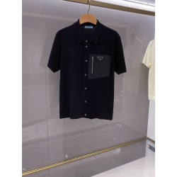 프라다 Prada 반팔 폴로 셔츠