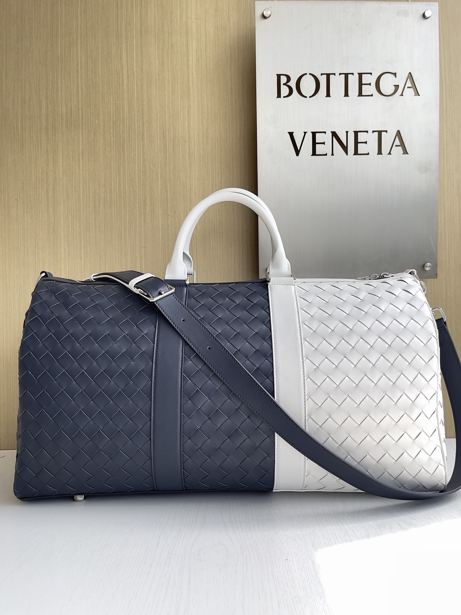 보테가베네타 Bottega Veneta 650061 Intrecciato Duffle 여행 가방 50CM