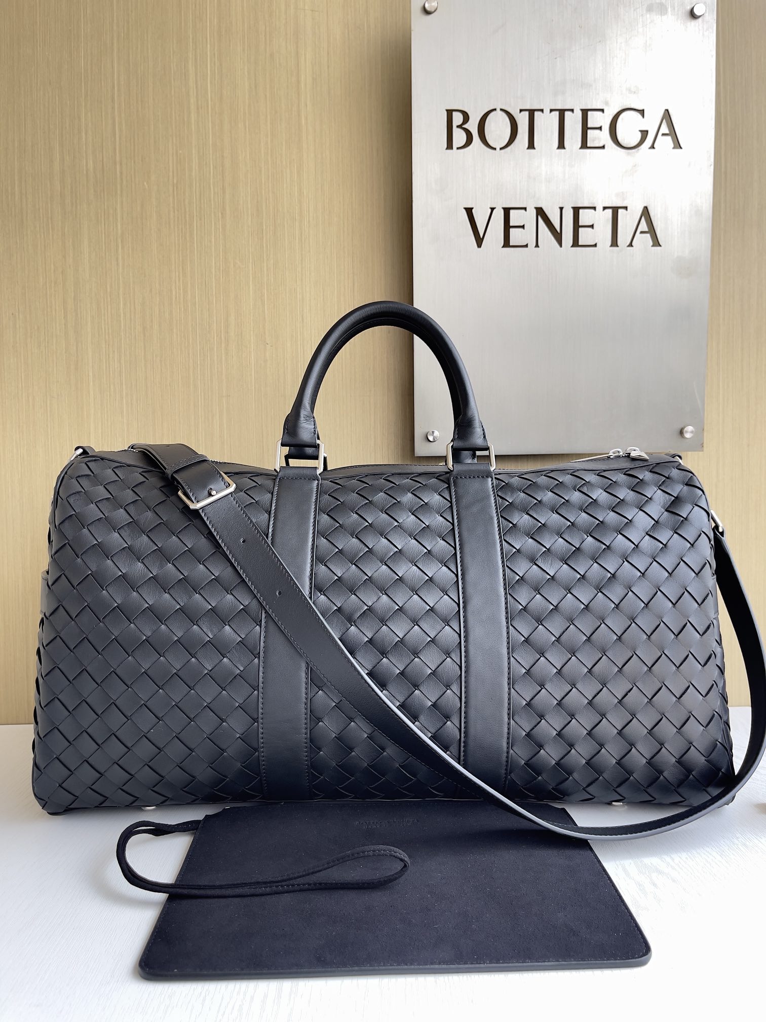 보테가베네타 Bottega Veneta 650066 Intrecciato Duffle 여행 가방 50CM
