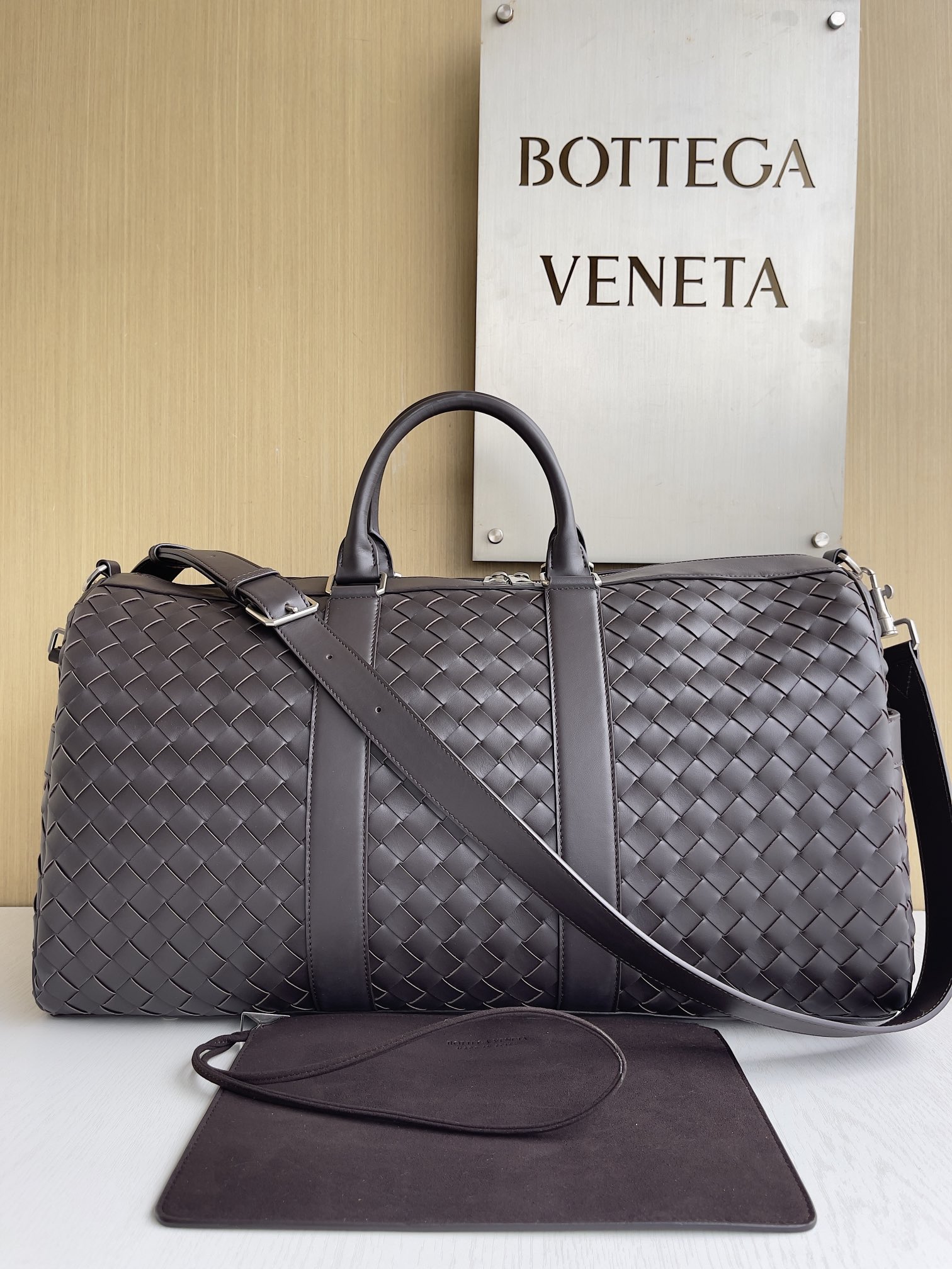 보테가베네타 Bottega Veneta 650066 Intrecciato Duffle 여행 가방 50CM
