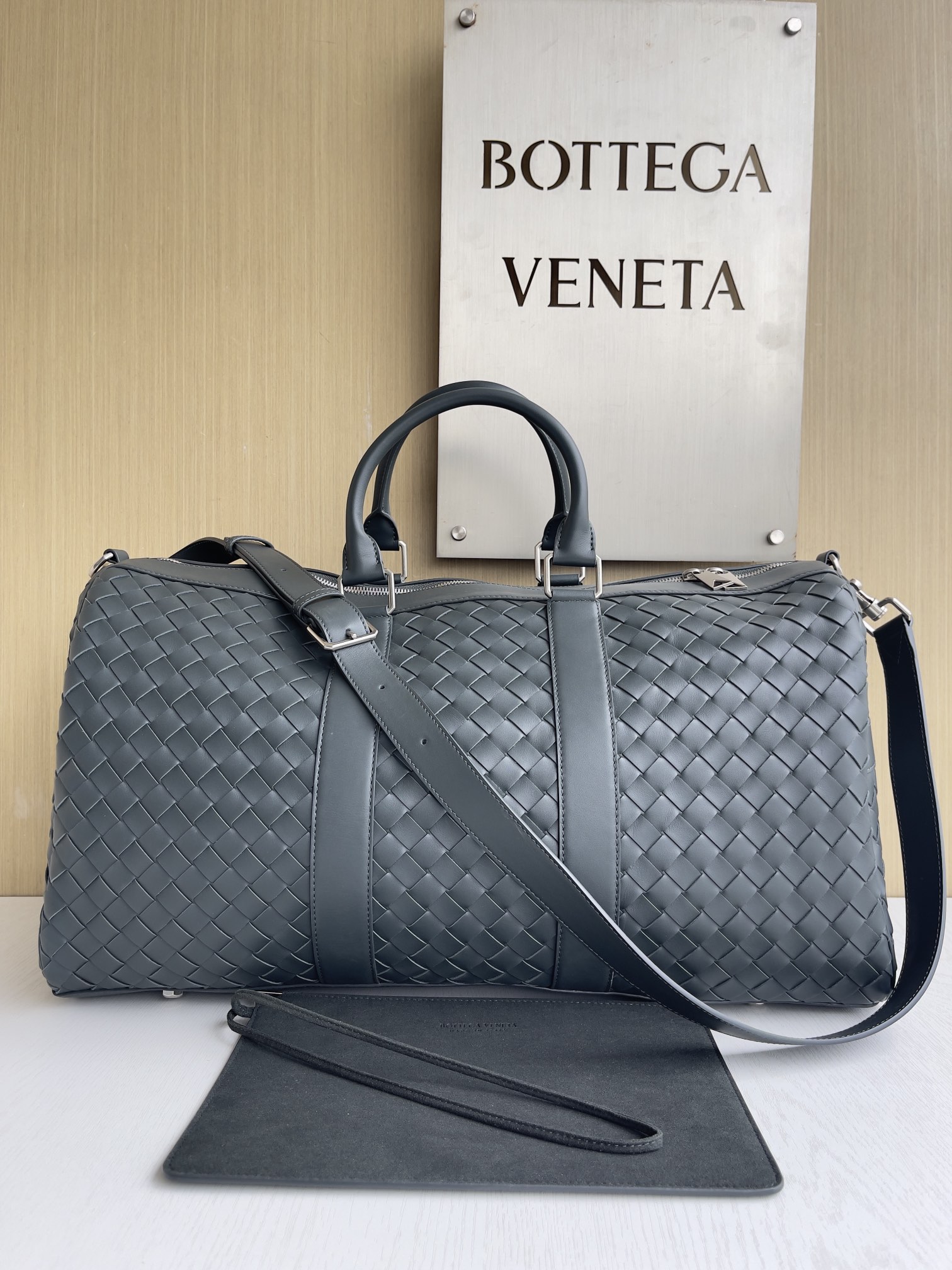 보테가베네타 Bottega Veneta 650061 Intrecciato Duffle 여행 가방 50CM
