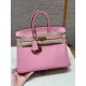 에르메스 Hermes Birkin 25cm Swift X9 Mauve/Rose gold