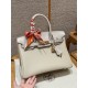 에르메스 Hermes Birkin Touch 30cm Togo and Niloticus 10 Craie/gold