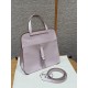 에르메스 Hermes Halzan 25cm Evercolour 09 Mauve pale and 37 gold/silver