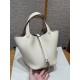 에르메스 Hermes Picotin lock 18cm clemence i2 Nata/silver