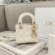 디올 Dior Lady Dior Micro Bag Beige 12cm