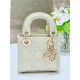 디올 Dior Lady Dior Micro Bag White 12cm
